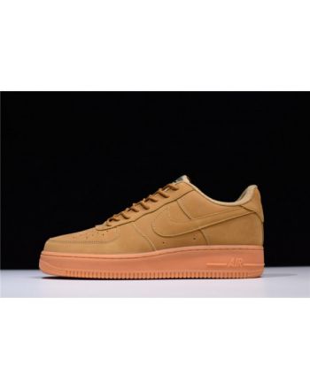 Nike Air Force 1 07 WB Flax/Flax-Gum Wheat Basketball Shoes AA4061-200