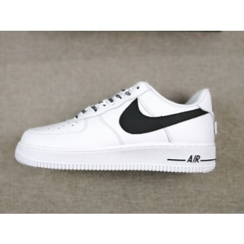 Nike Air Force 1 07 LV8 NBA Sz 18 White/ Black Athletic Shoes 823511-103