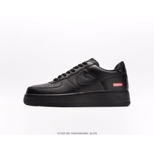 Nike Air Force 1 Low Supreme Black CU9225-001